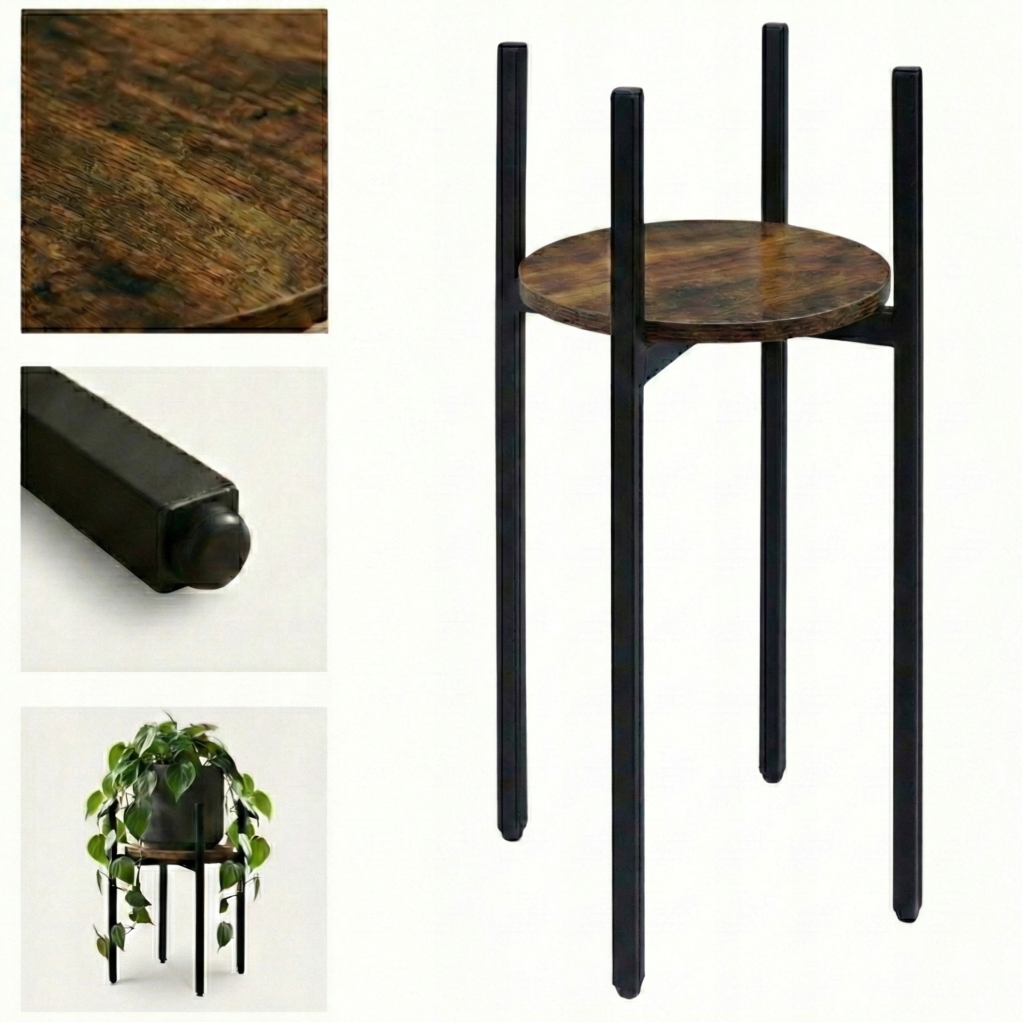 Wysokiej jakości materiały: MDF i metal w eleganckim wykończeniu