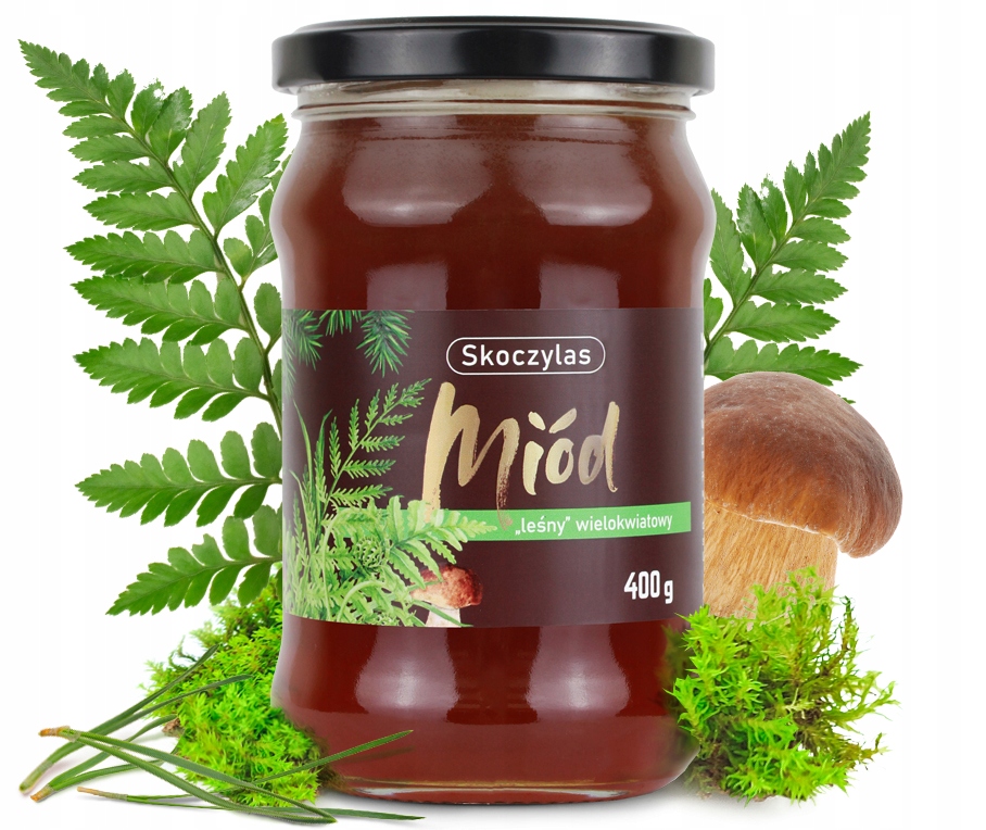 Skoczylas Miód leśny wielokwiatowy 400g* – smak z serca lasu