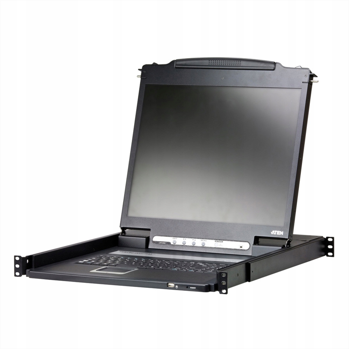 Zintegrowany moduł konsoli KVM – Klawiatura, monitor i mysz w jednym