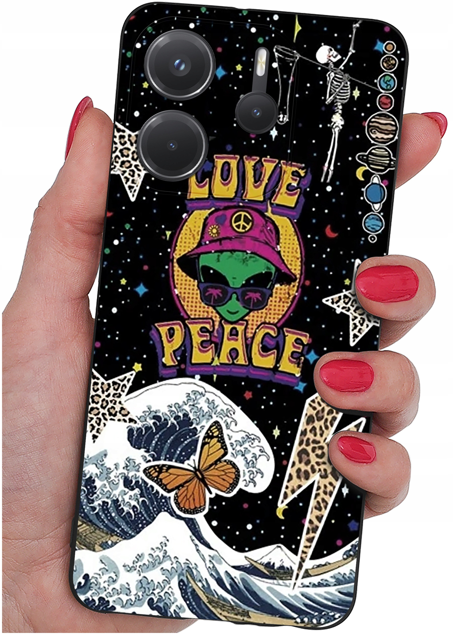 Żywe kolory i atrakcyjny nadruk na etui