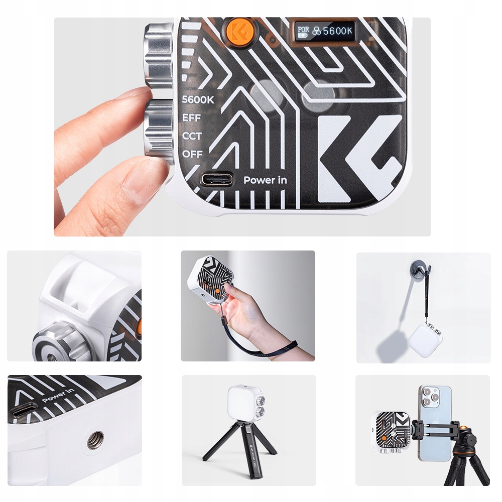 Prosta obsługa z wyświetlaczem LCD i pokrętłami