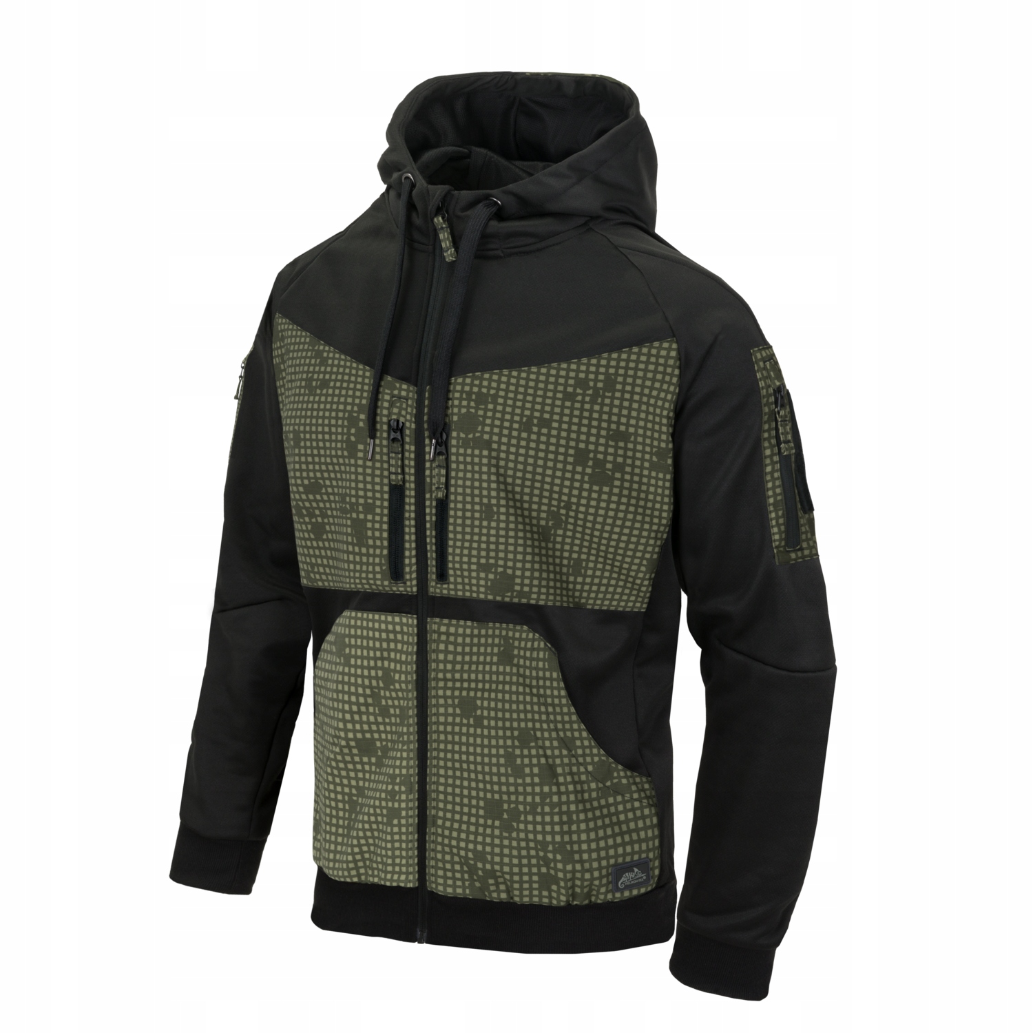 ROGUE Hoodie (FullZip) - Black / Desert Night Camo – Stylowa i funkcjonalna bluza taktyczna