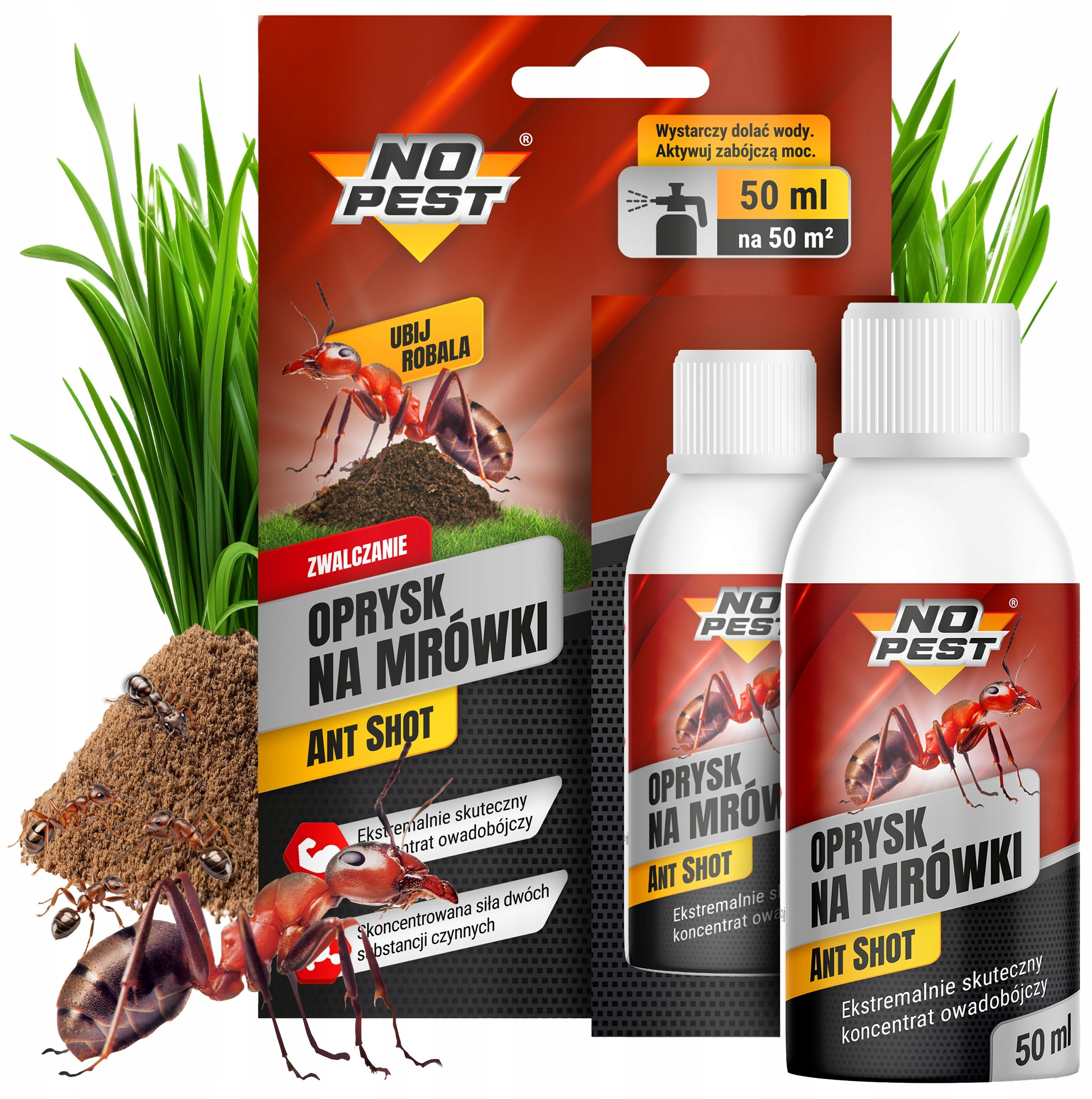 Substancje czynne: cypermetryna i geraniol