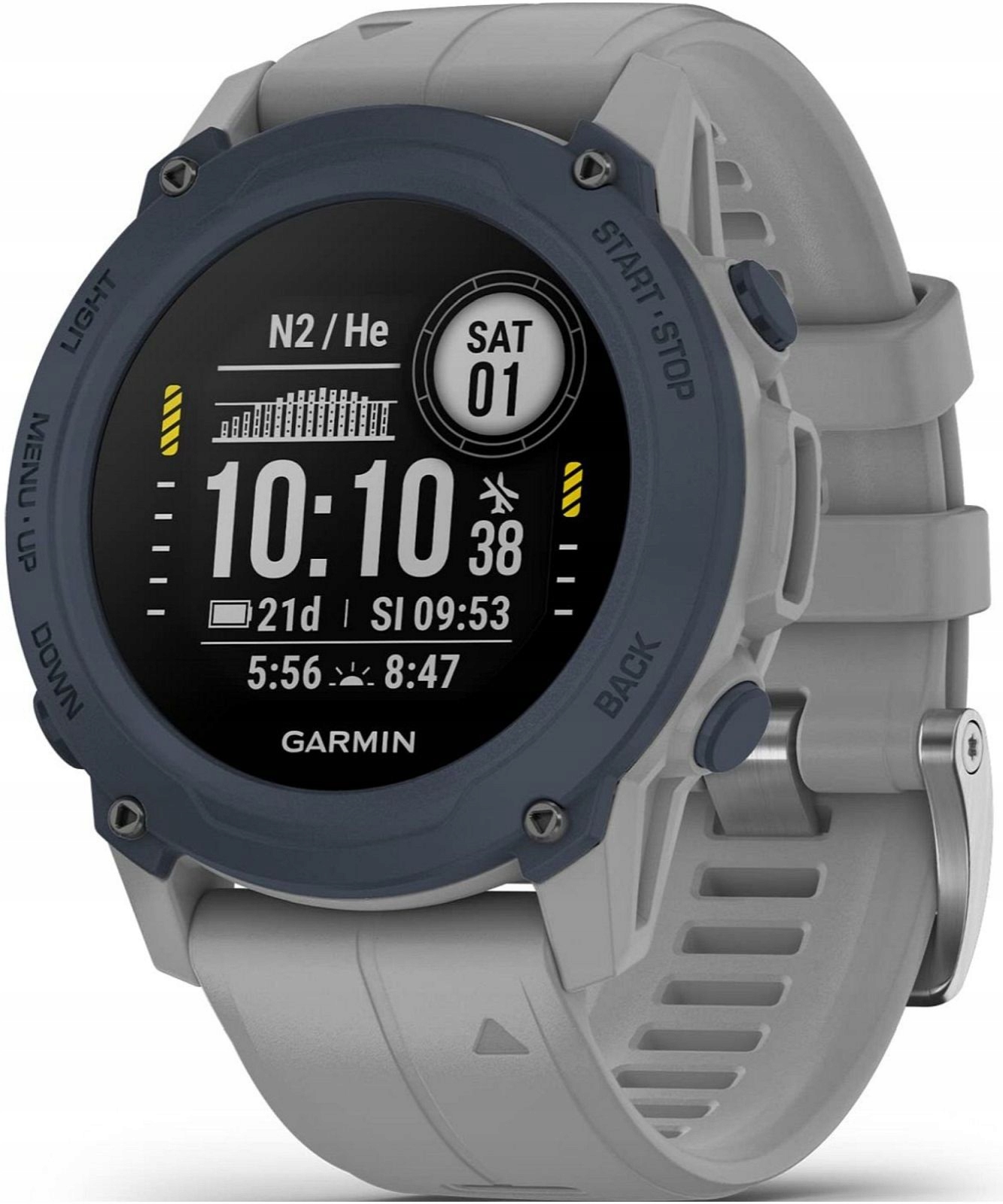 Zegarek sportowy Garmin Descent G1 Powder Gray – Idealny towarzysz dla aktywnych