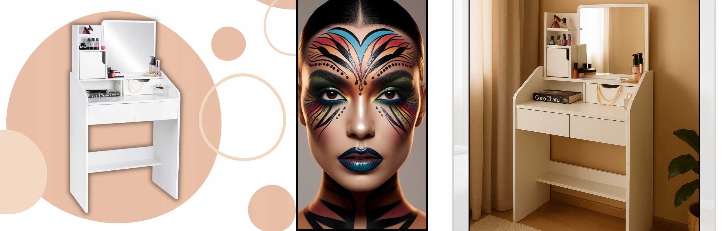 Idealne miejsce do przechowywania kosmetyków – Praktyczne szuflady