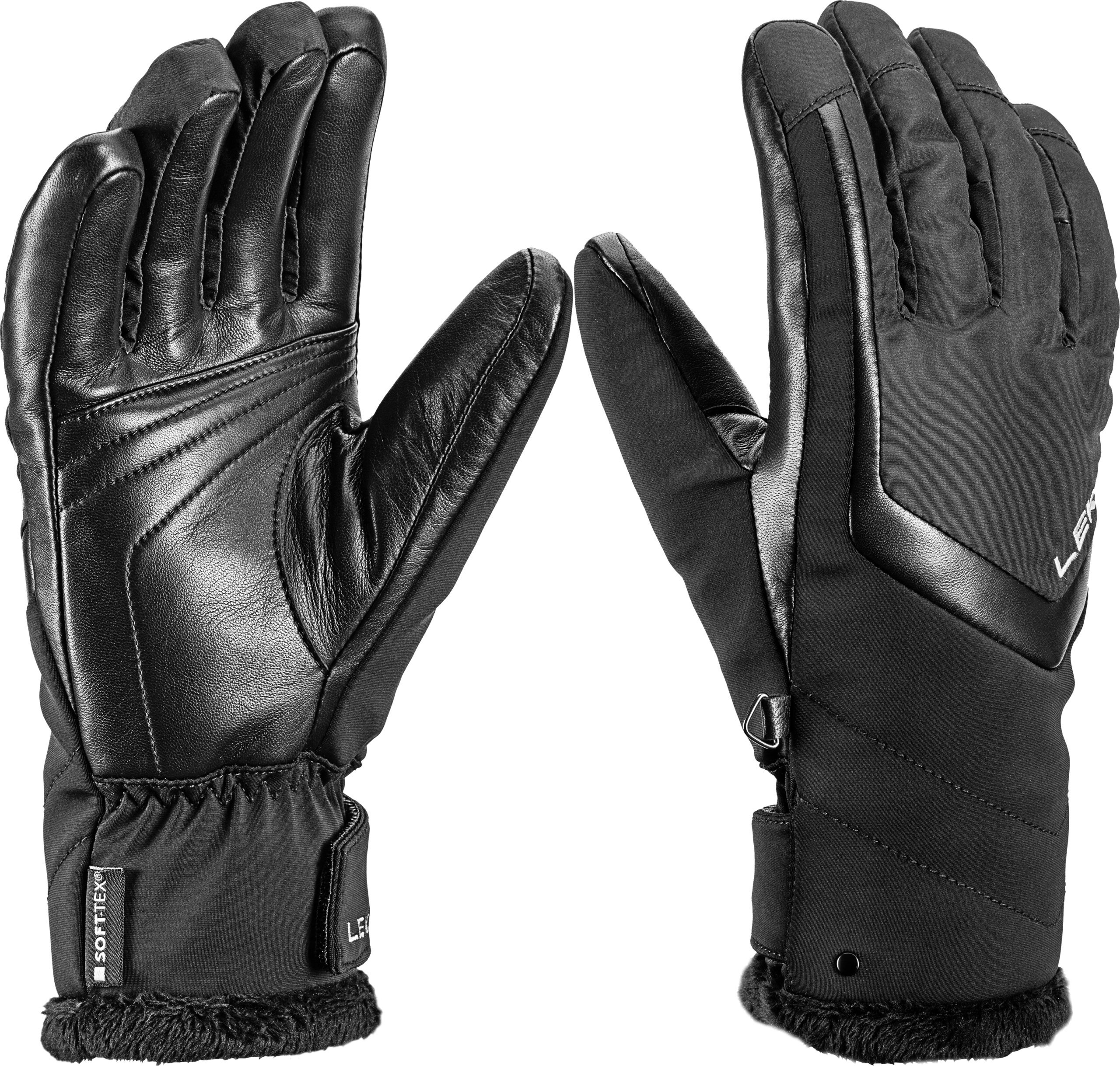 Rękawice narciarskie LEKI RĘKAWICE Stella Women black 7.0 – Komfort i styl na stoku