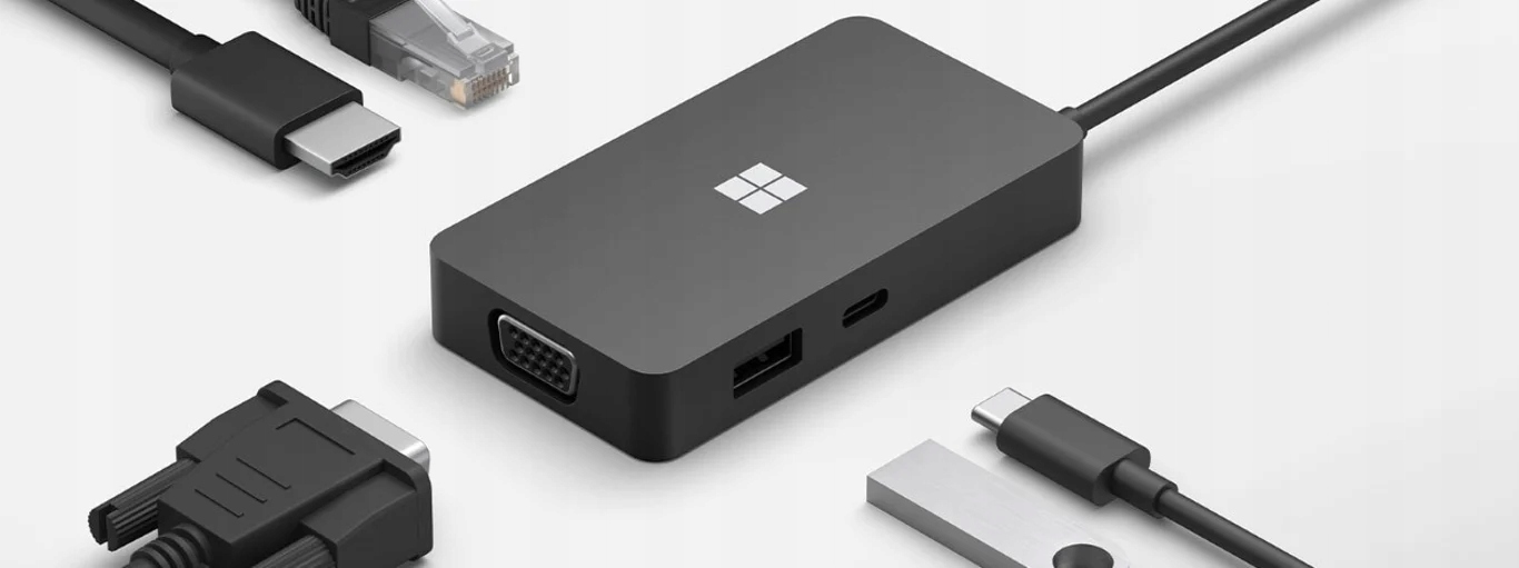 Hub Microsoft Surface USB-C Travel Hub 1E4-00004 – Twoje centrum połączeń