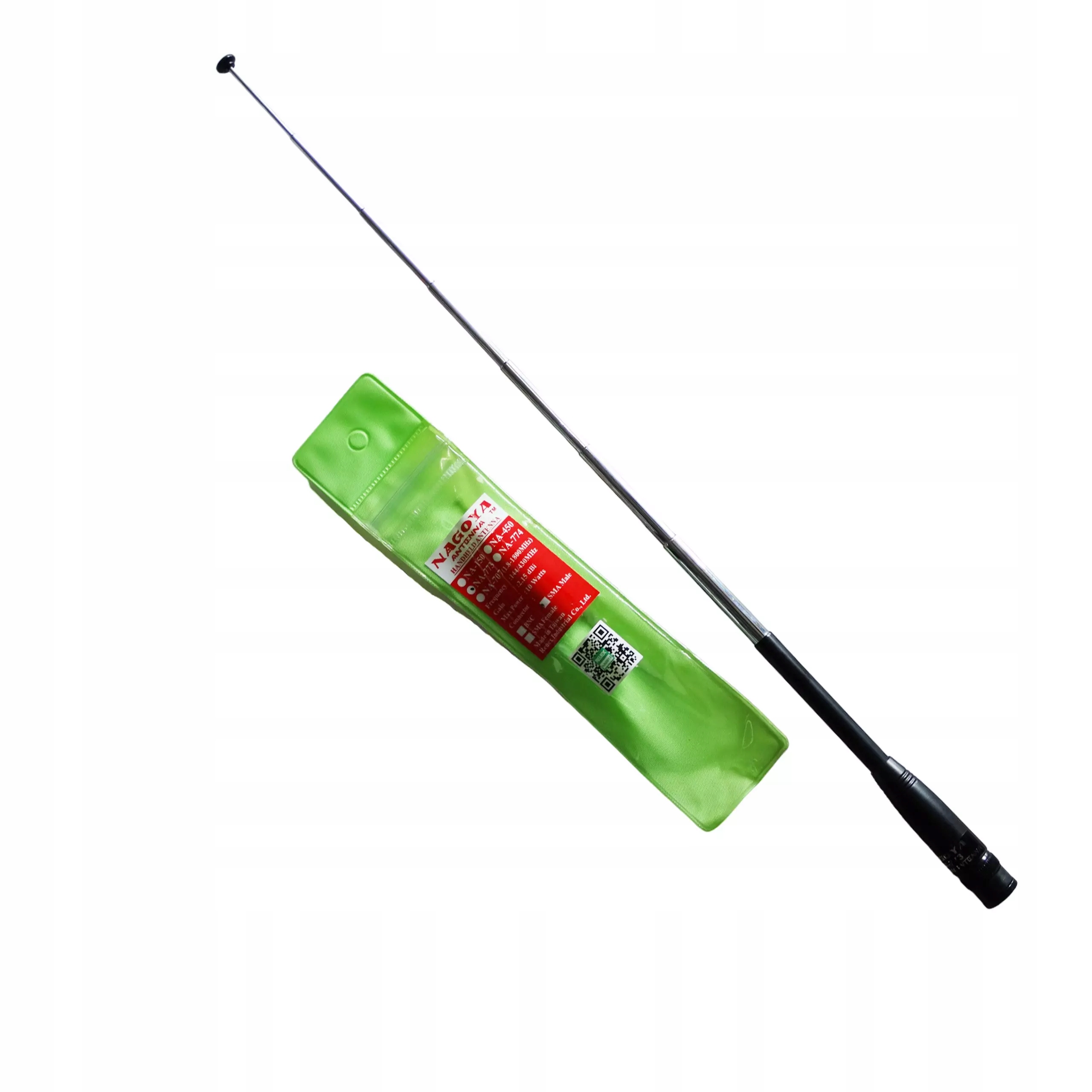 Maksymalna długość rozłożonej anteny 42 cm