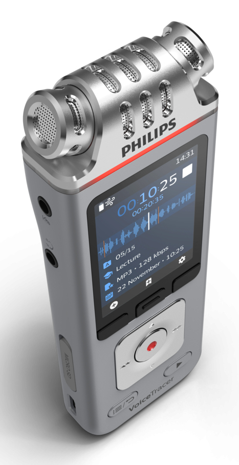 Zdalne sterowanie za pomocą aplikacji Philips VoiceTracer
