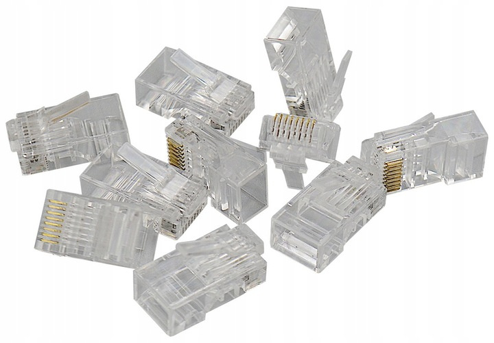 Wtyk RJ45 8P8C kat.6 UTP z prowadnicą – Idealne rozwiązanie do sieci komputerowych