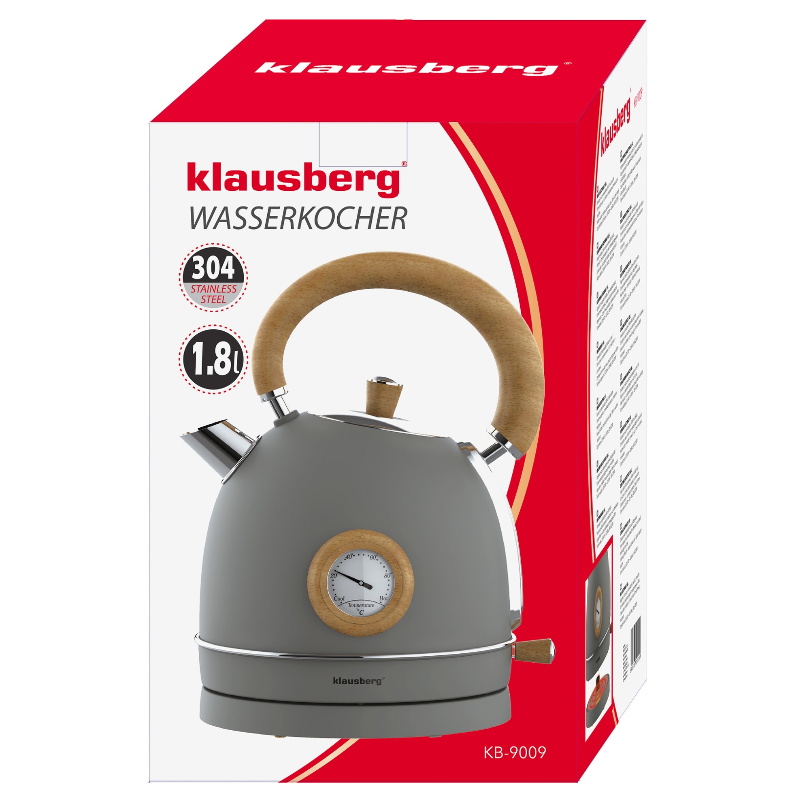 Dlaczego warto wybrać czajnik Klausberg KB-9009?