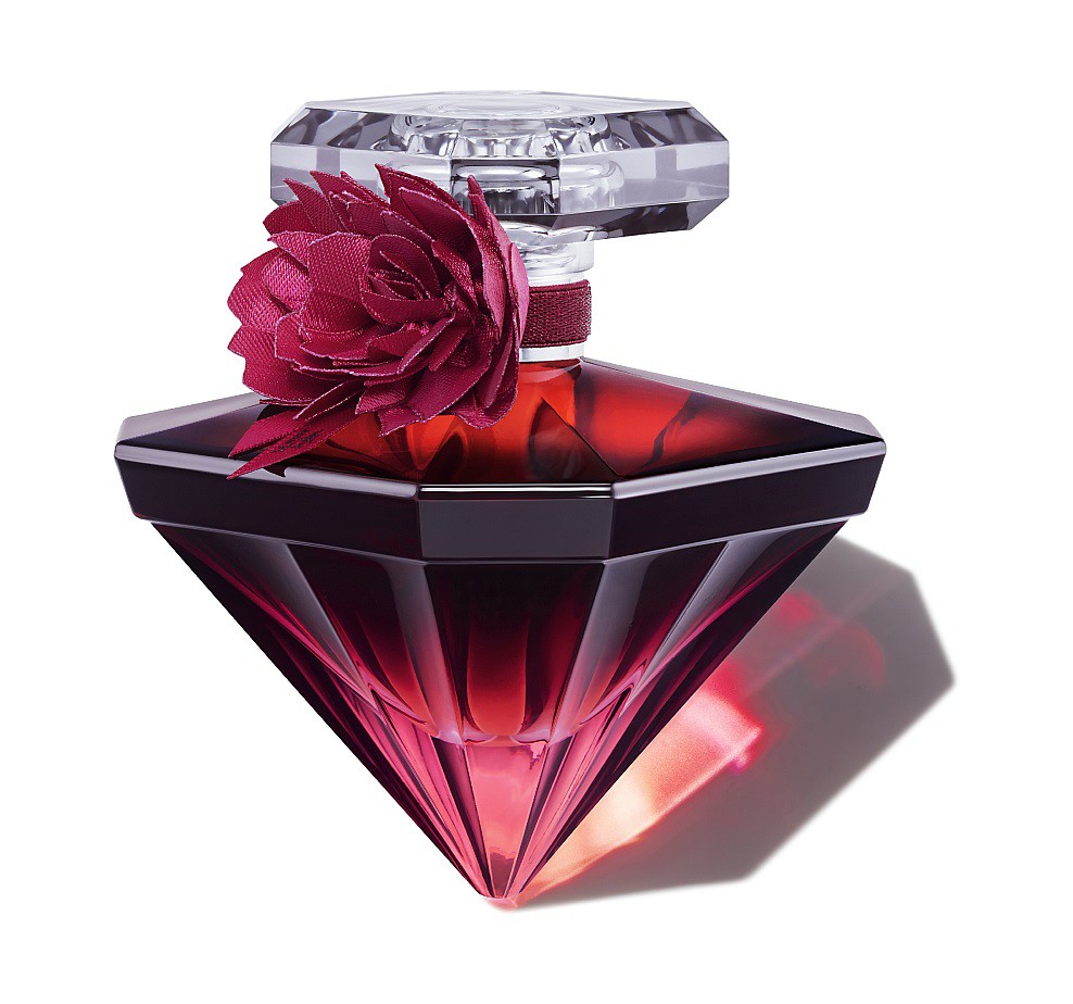 Elegancki flakon w kształcie diamentu