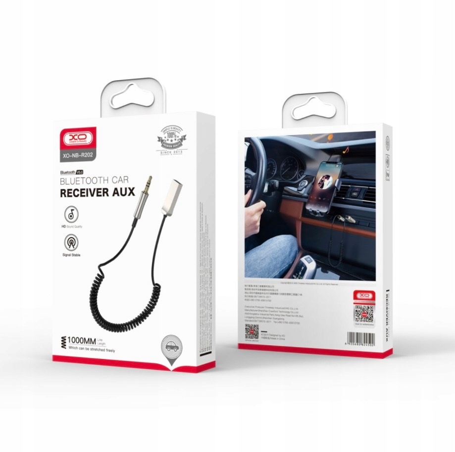 Adapter Odbiornik Bluetooth NB-R202 – Bezprzewodowa Muzyka w Twoim Samochodzie