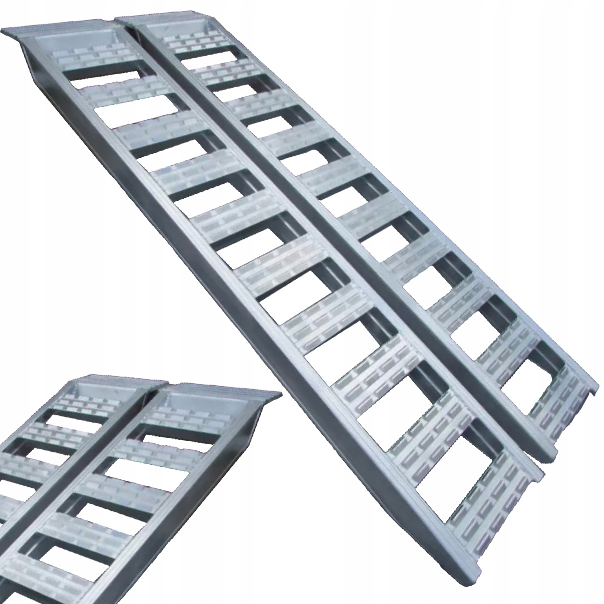Rampy najazdy szyny aluminiowe 5000KG – Bezpieczny transport maszyn budowlanych