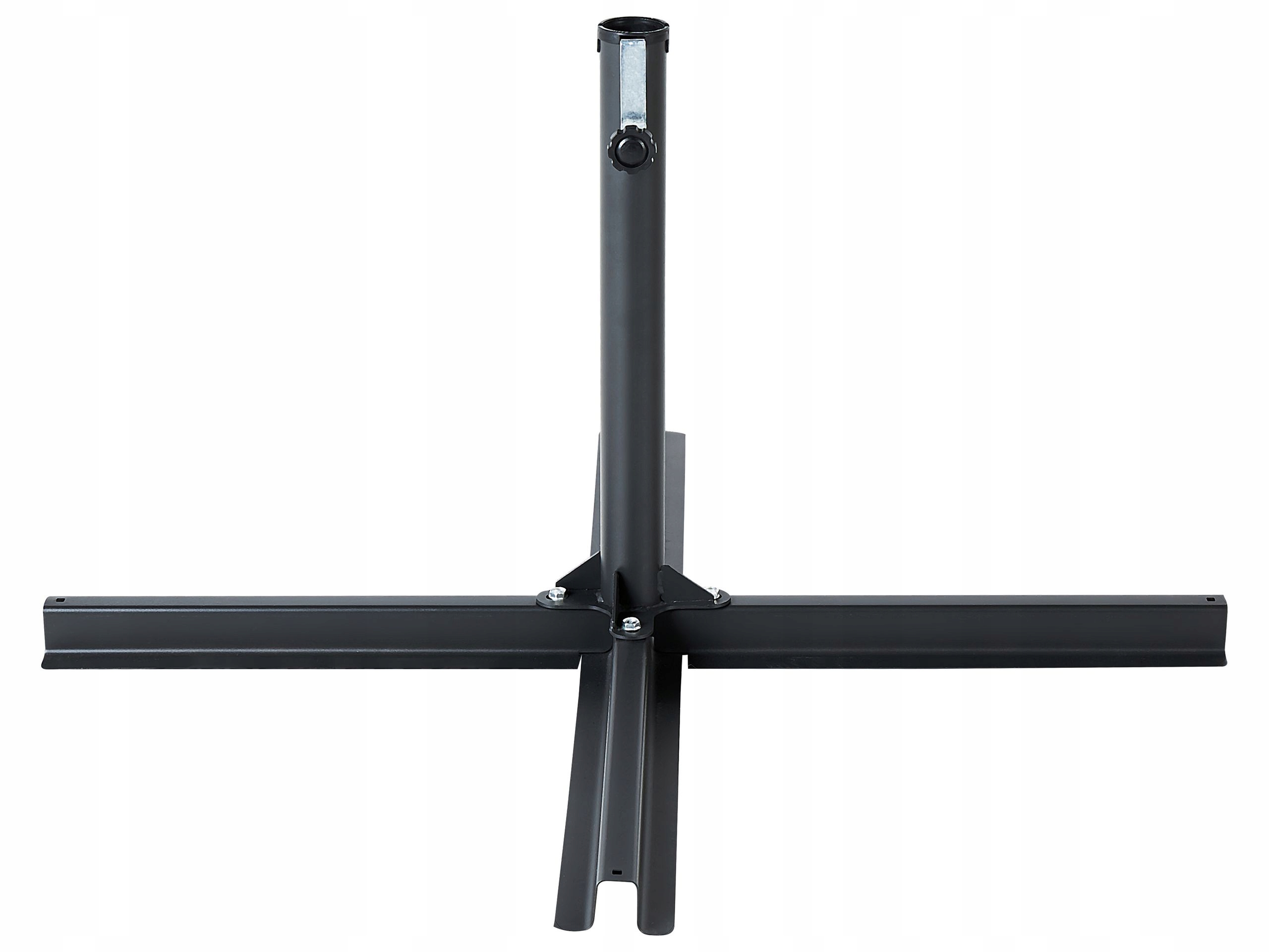 Metalowy stojak pod parasol ogrodowy VICCHIO – Stabilność i wygoda w ogrodzie