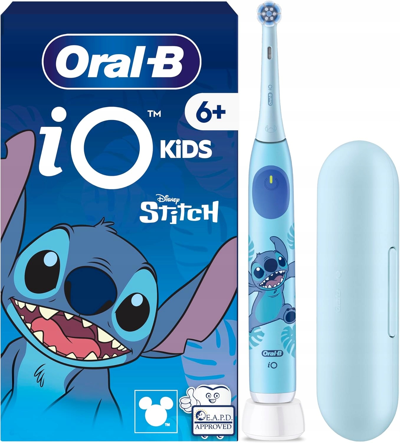 Elektryczna szczoteczka do zębów Oral-B iO Kids Disney Stitch – idealna dla dzieci