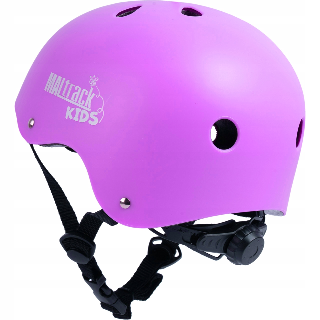 KASK DLA DZIECKA NA ROWER ROLKI ŁYŻWY REGULOWANY Z WENTYLACJĄ LEKKI 51-54CM Marka MalTrack