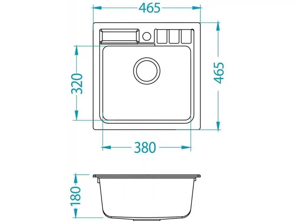 Wymiary i konstrukcja zlewozmywaka