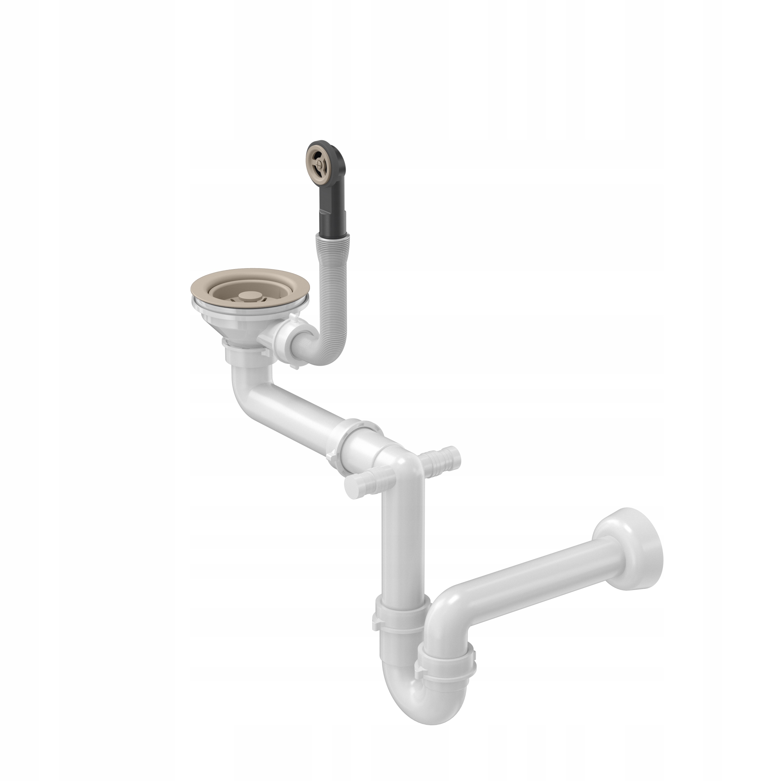 Syfon i odpływ w komplecie