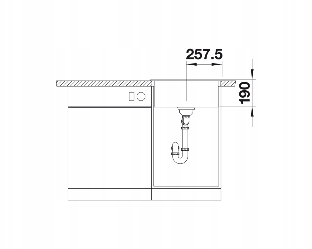 Wpuszczany montaż – Idealne dopasowanie do blatu