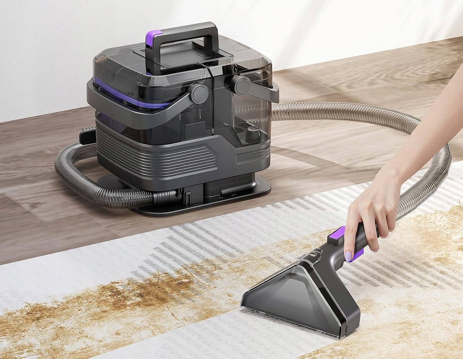 Funkcja prania i zbierania płynów – Idealne rozwiązanie dla trudnych plam