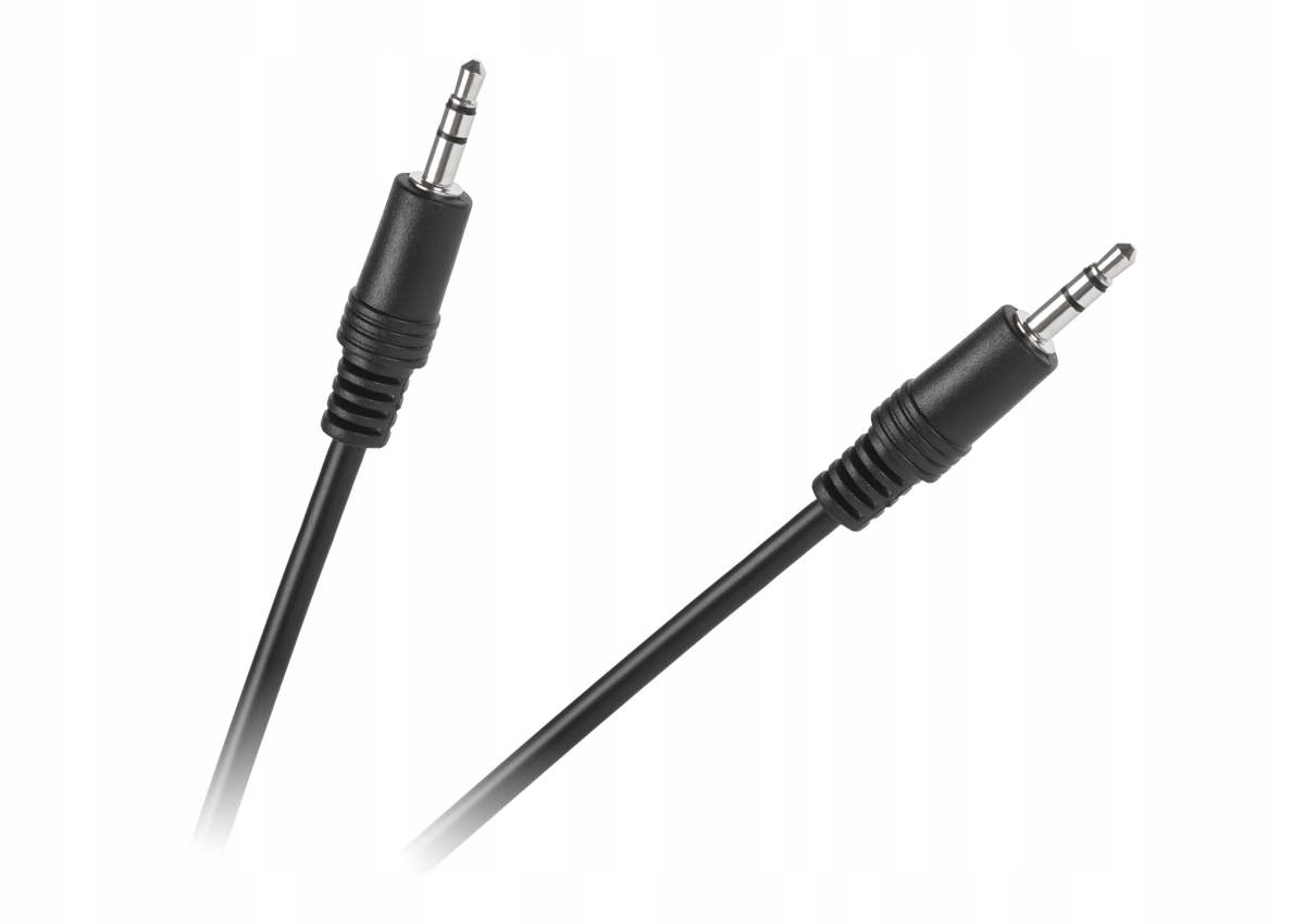 Kabel Jack 3.5mm - Jack 3.5mm 0.6m czarny – Idealne połączenie audio
