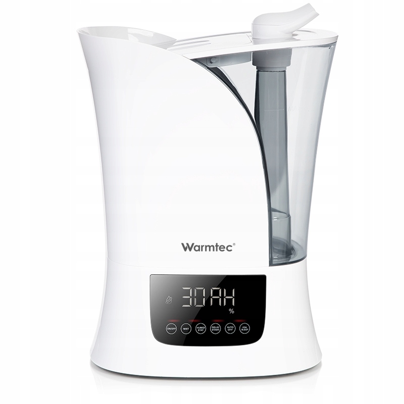 Ultradźwiękowa technologia nawilżania – skuteczność do 40 m²