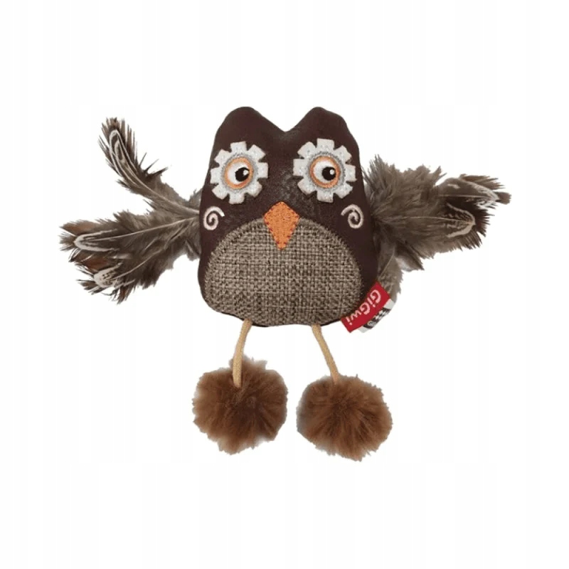 Catch & Scratch Eco line Sowa z matatabi – Interaktywna zabawka dla kota