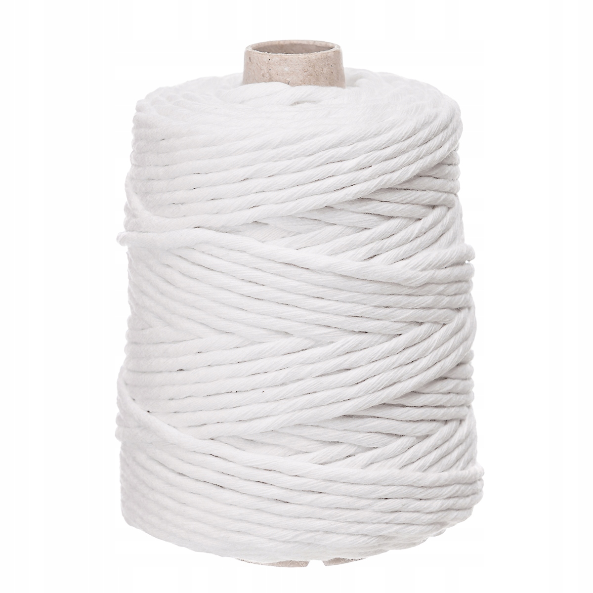 Sznurek bawełniany skręcany 5mm 100m, biały DpCraft – Idealny do kreatywnych projektów