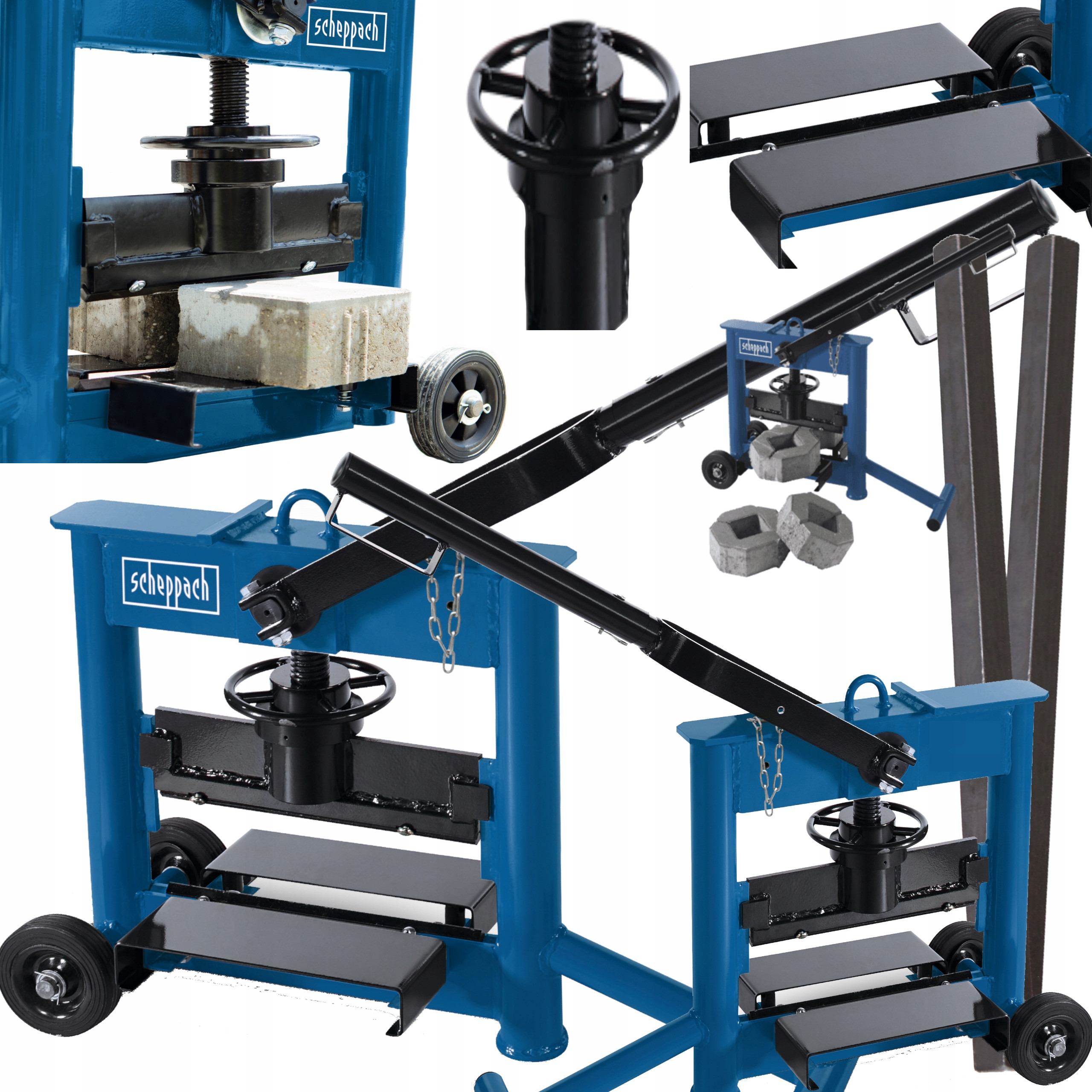 Trwałe noże z 4 krawędziami tnącymi