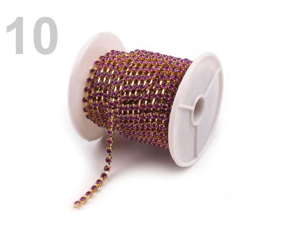 Błyszczące kamyczki w formie łańcuszka