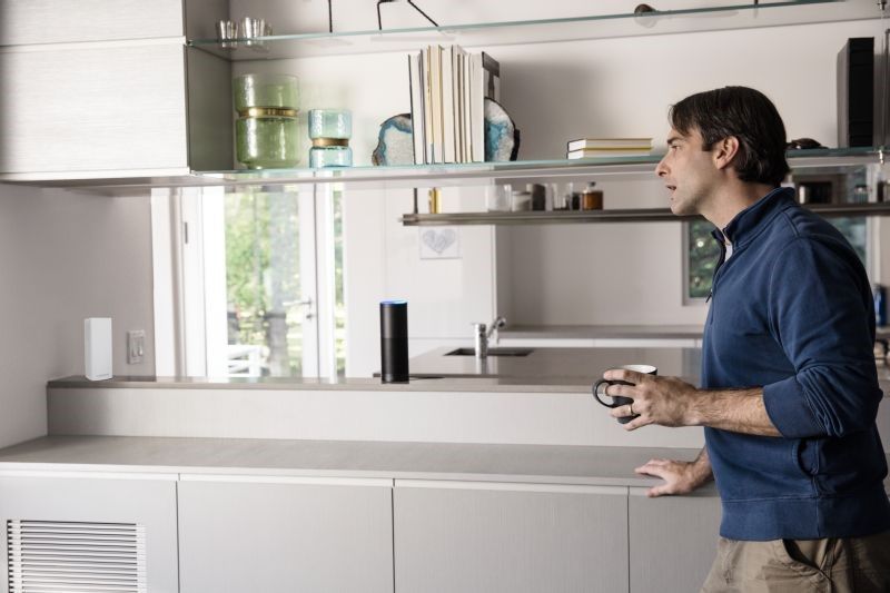 Voice control availalbe when paired with Alexa Works with Alexa