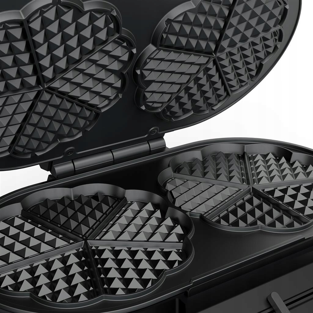 Kształt gofrów: serce – doskonałe na każdą okazję