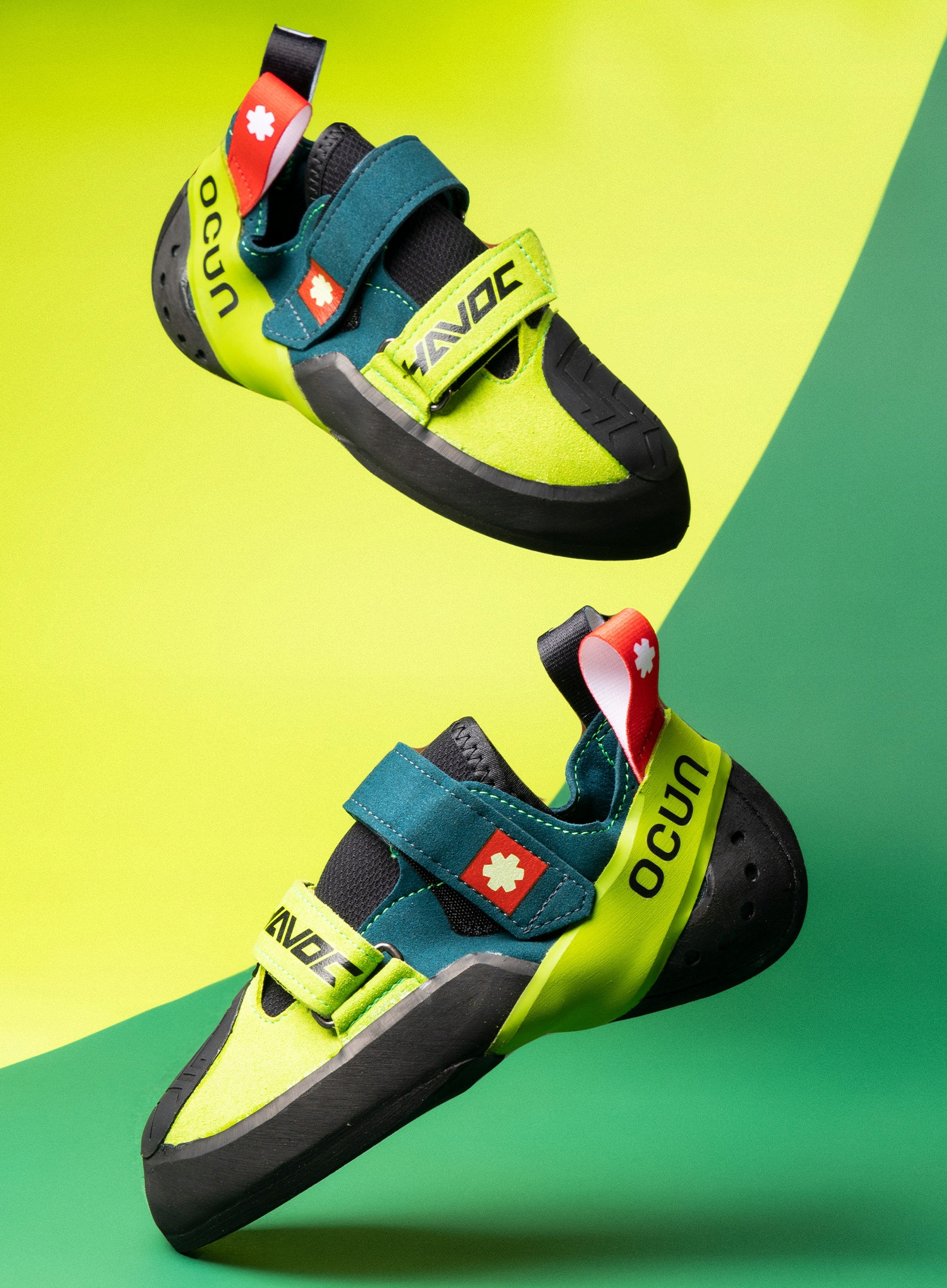 Buty wspinaczkowe Ocun Havoc - petrol/green – Komfort i precyzja w każdym kroku