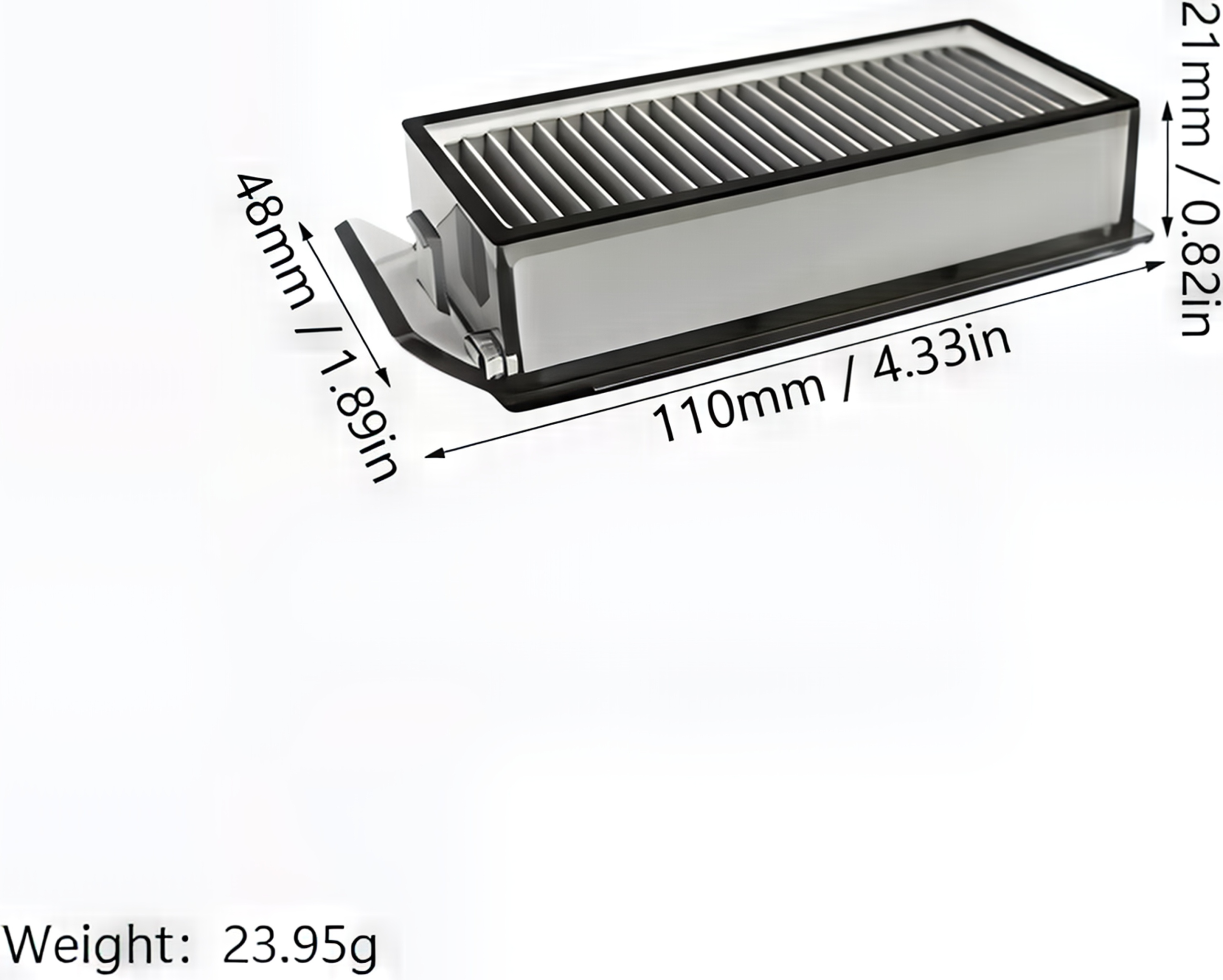 Wymiary i materiały – Szczegóły techniczne filtra powietrza