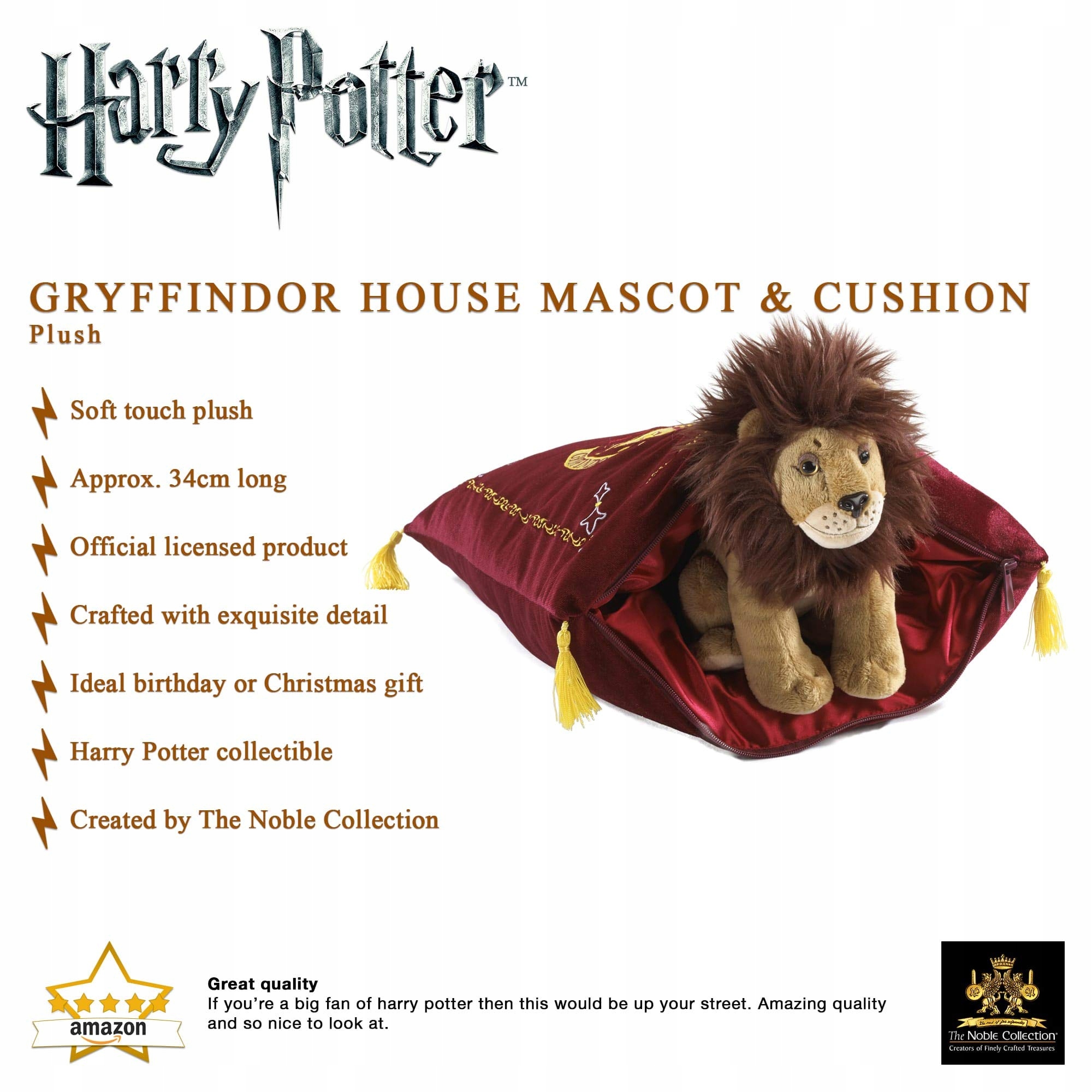 Pluszowa maskotka Gryffindor House – Przytulny towarzysz