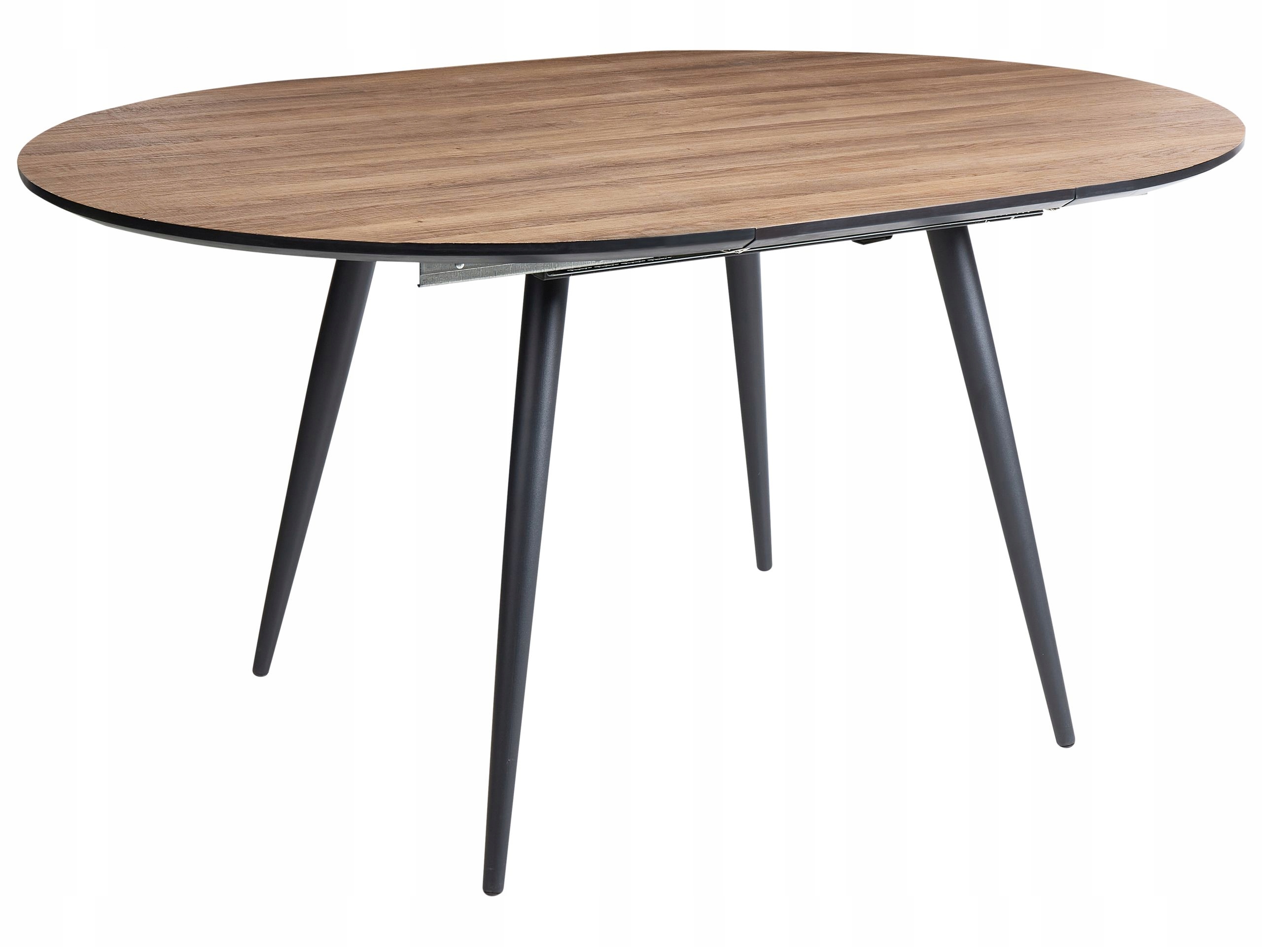 Stół do jadalni rozkładany SENIAC Brązowy 110/150 cm 112 cm – Idealne miejsce na wspólne posiłki