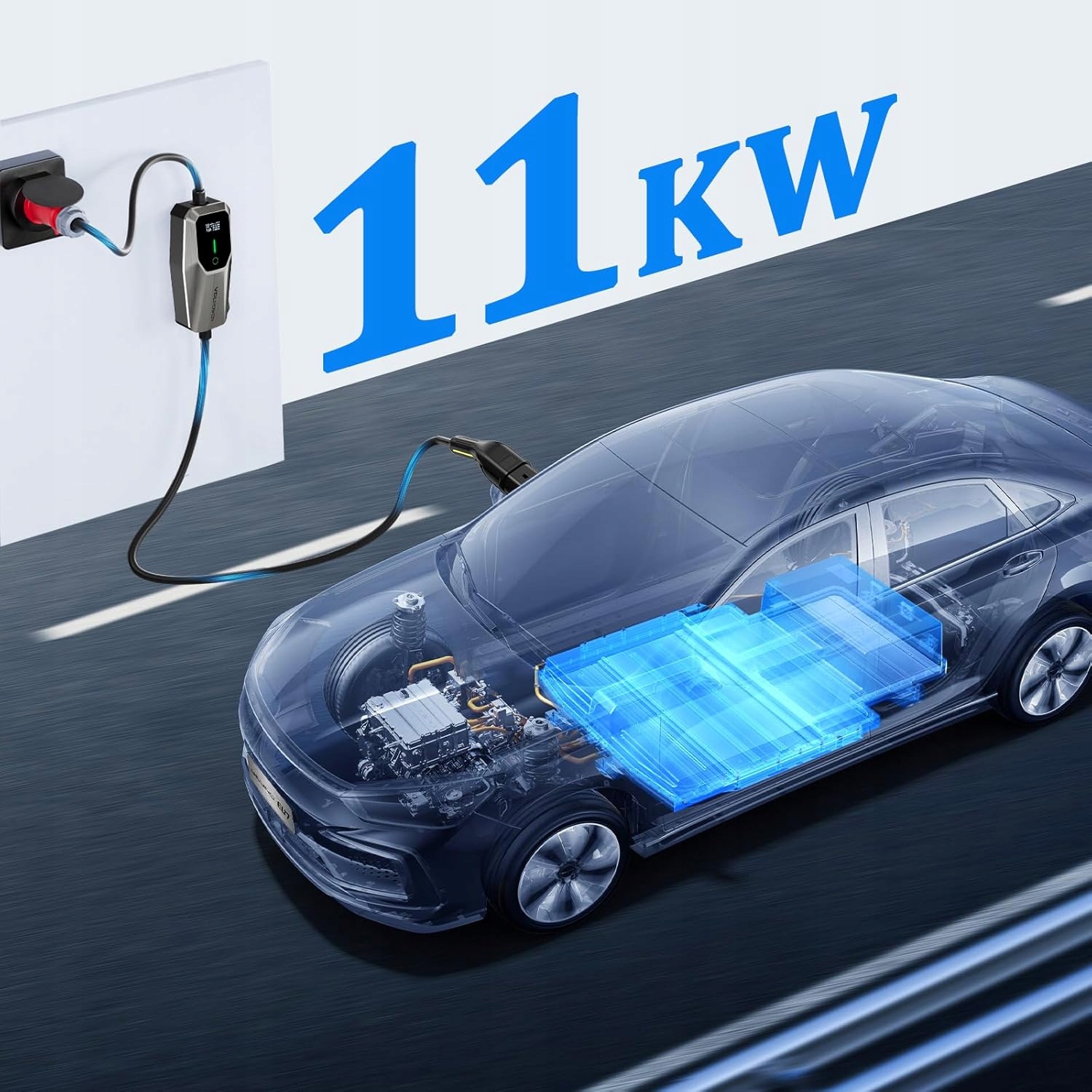 Maksymalna moc ładowania 11 kW – Efektywne uzupełnianie energii