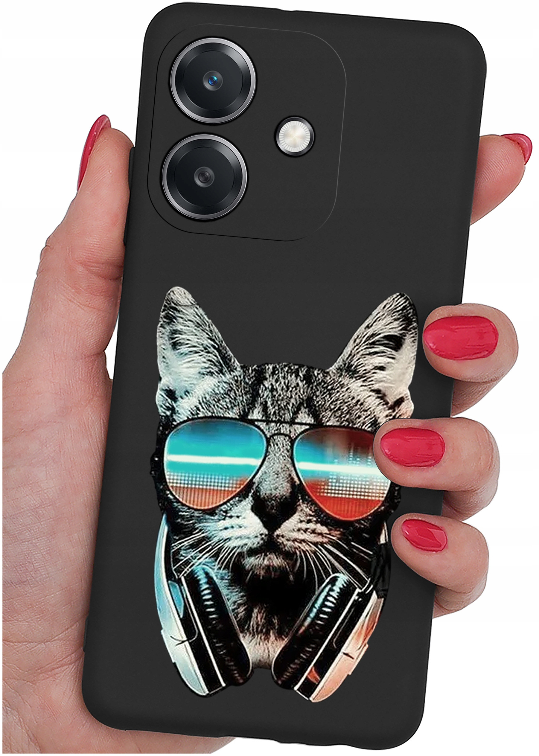 Etui do Oppo A40 | A40M | WZORY | SILIKONOWE MATT SZKŁO 9H – Ochrona i styl w jednym