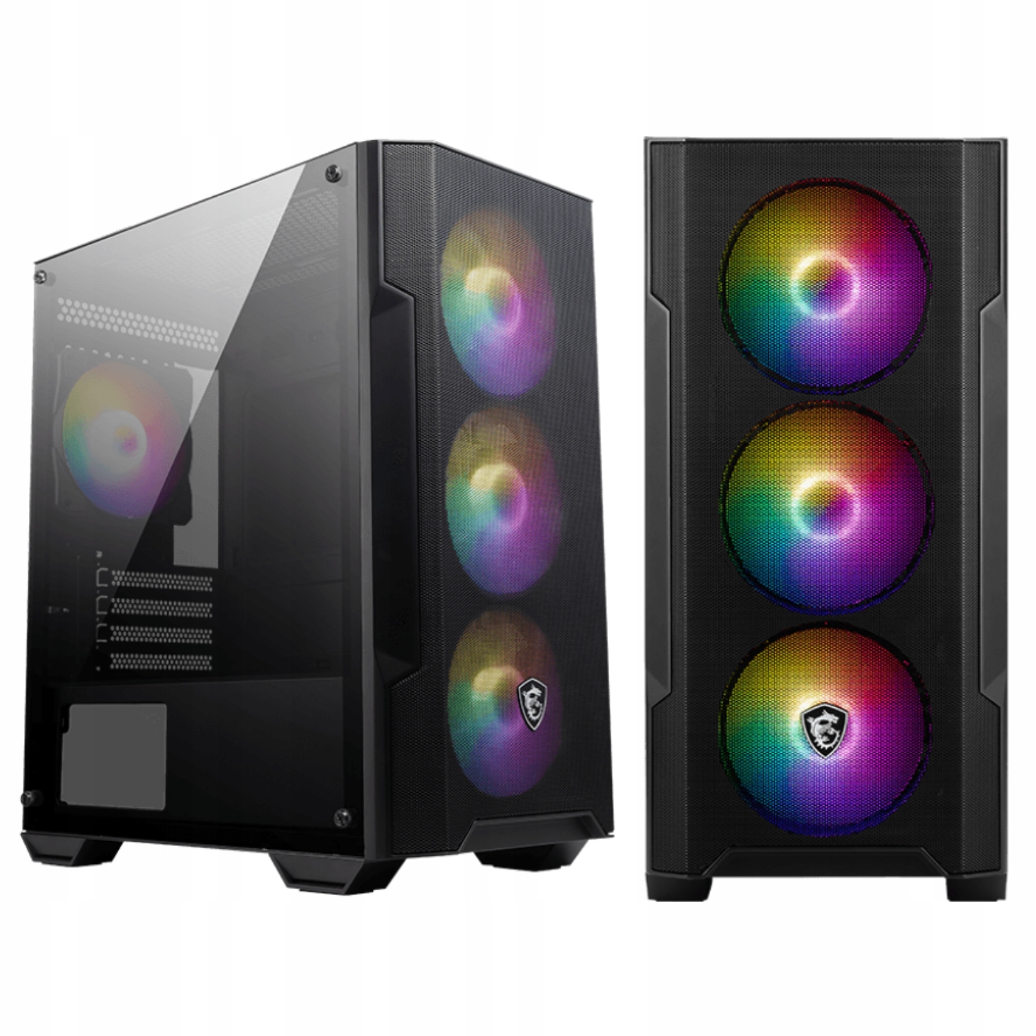 Obudowa Midi Tower z podświetleniem RGB – Estetyka i funkcjonalność