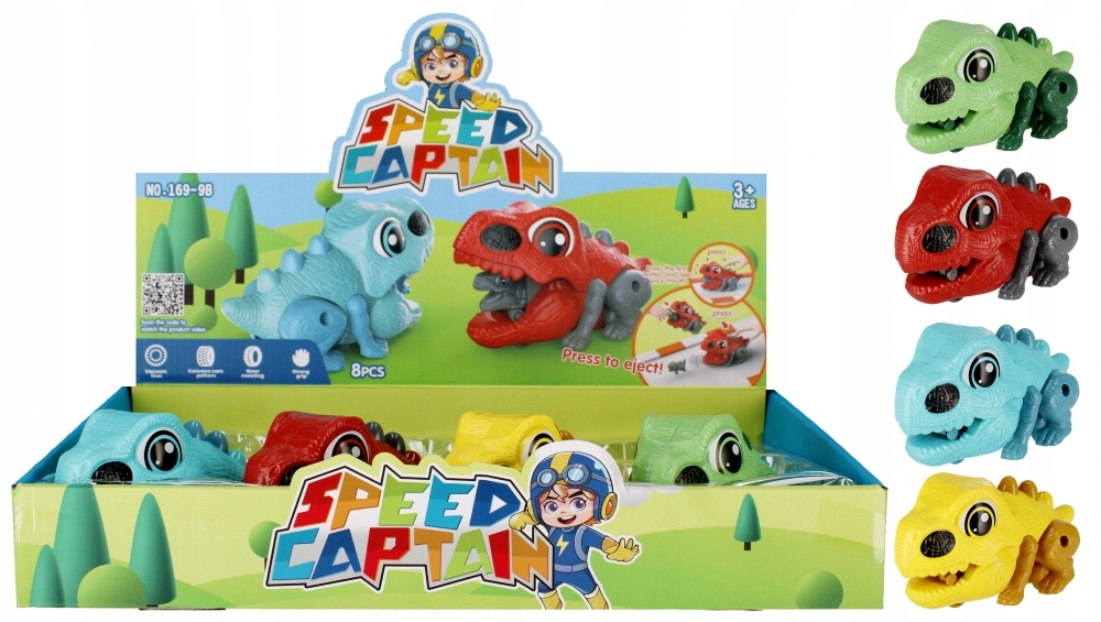 Figurka Mega Creative DINOZAUR P/B AKC 2W1 14CM MIX4 – Zabawka pełna przygód