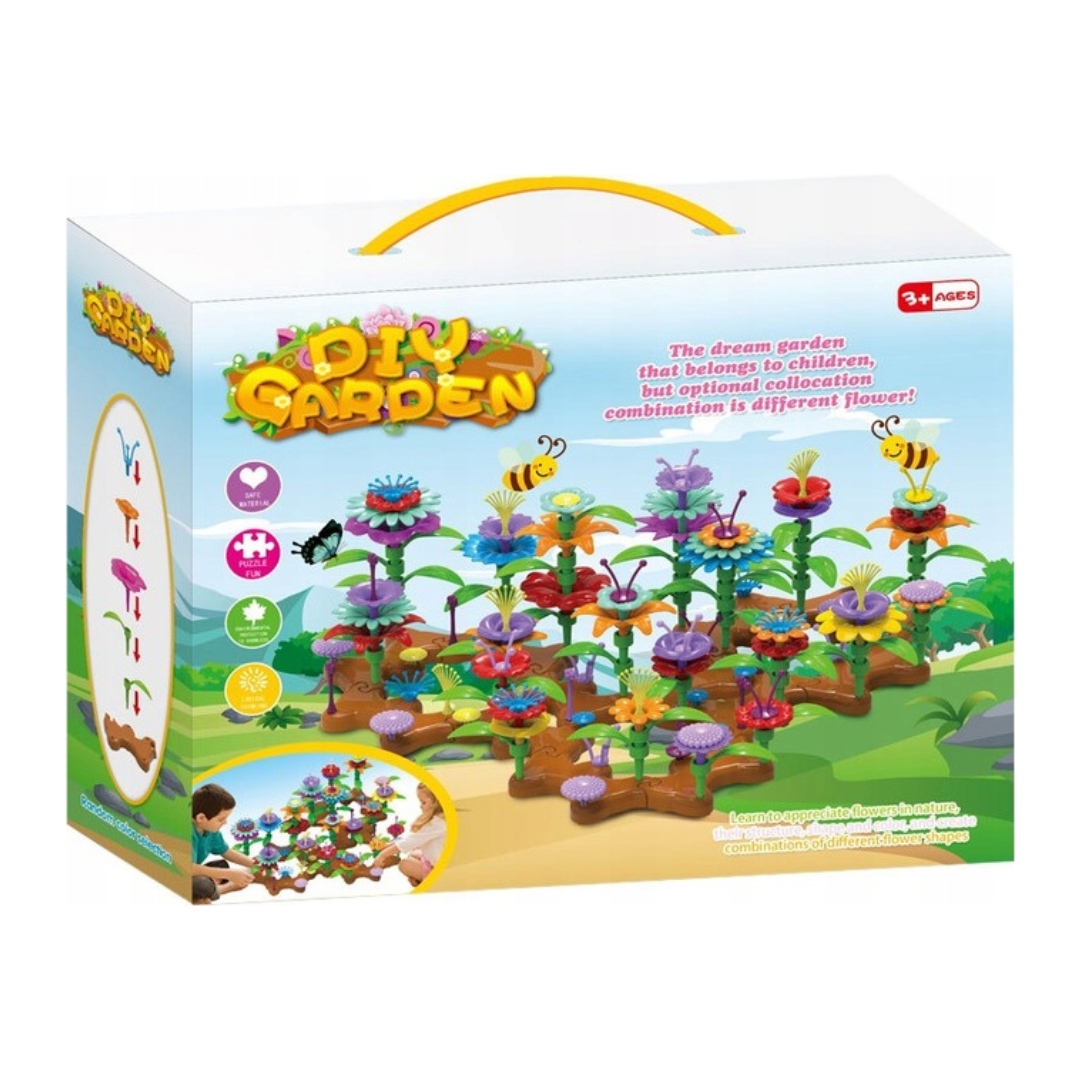 Kwiaty Klocki Budowania Ogrodu Kwiatów Ogród 148El – Kreatywna zabawa dla dzieci
