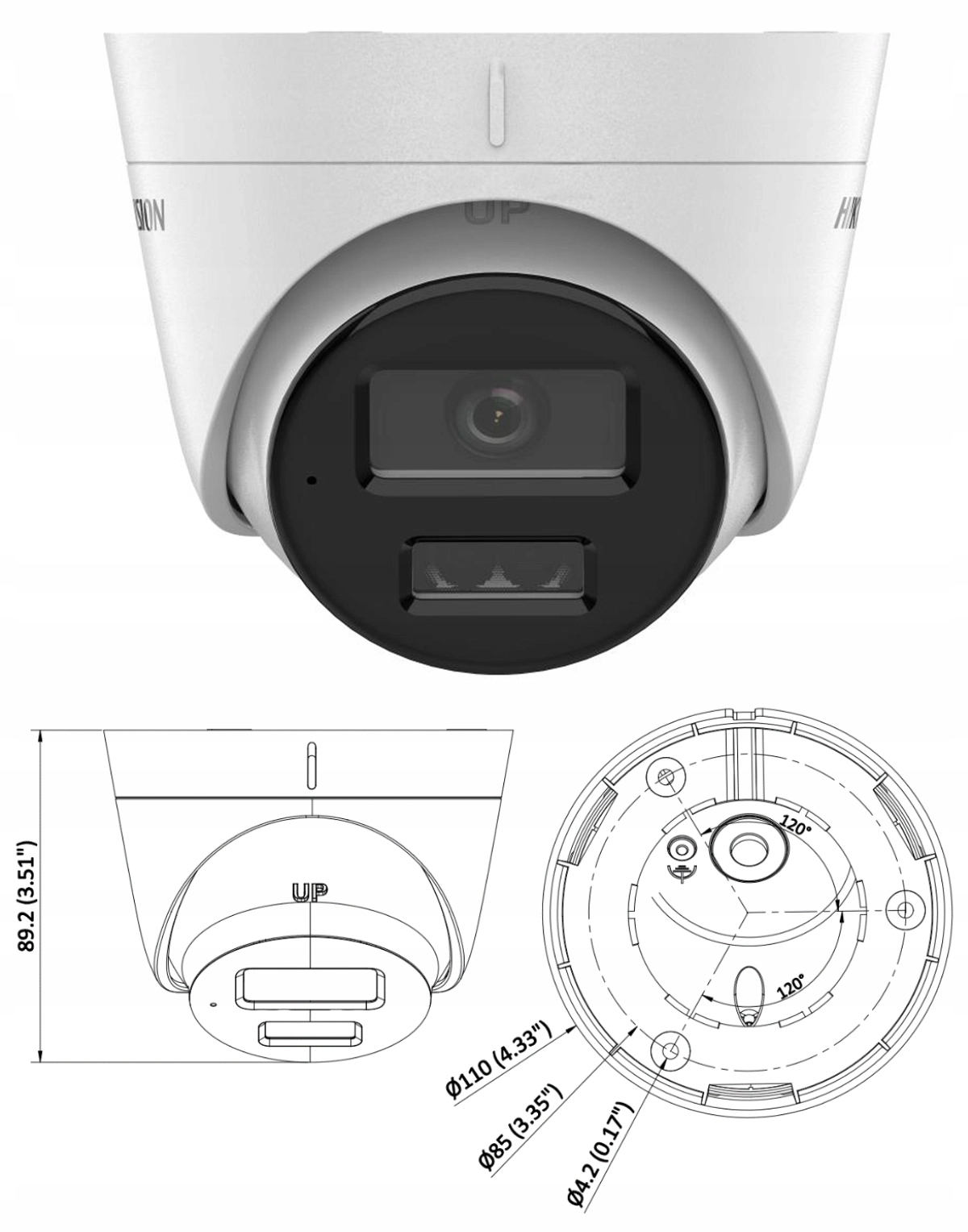 Kamera IP Hikvision DS-2CD1343G2-LIU(2.8mm) – Nowoczesne rozwiązanie do monitoringu