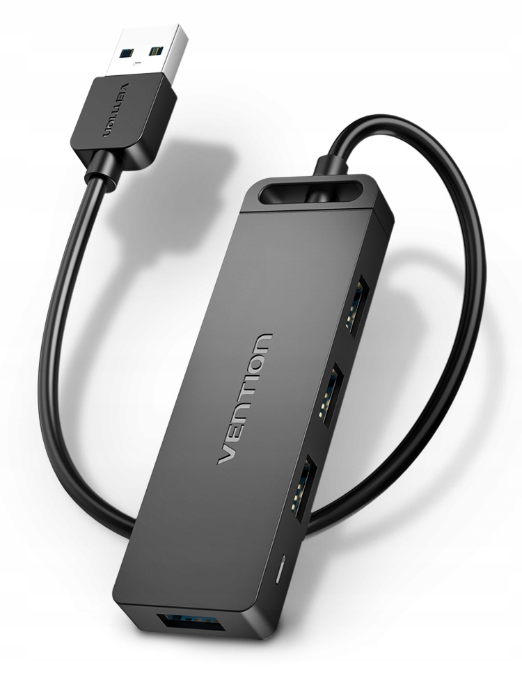 Hub USB 3.0 z 4 portami i zasilaczem Vention CHLBB – Wydajność i elegancja w jednym