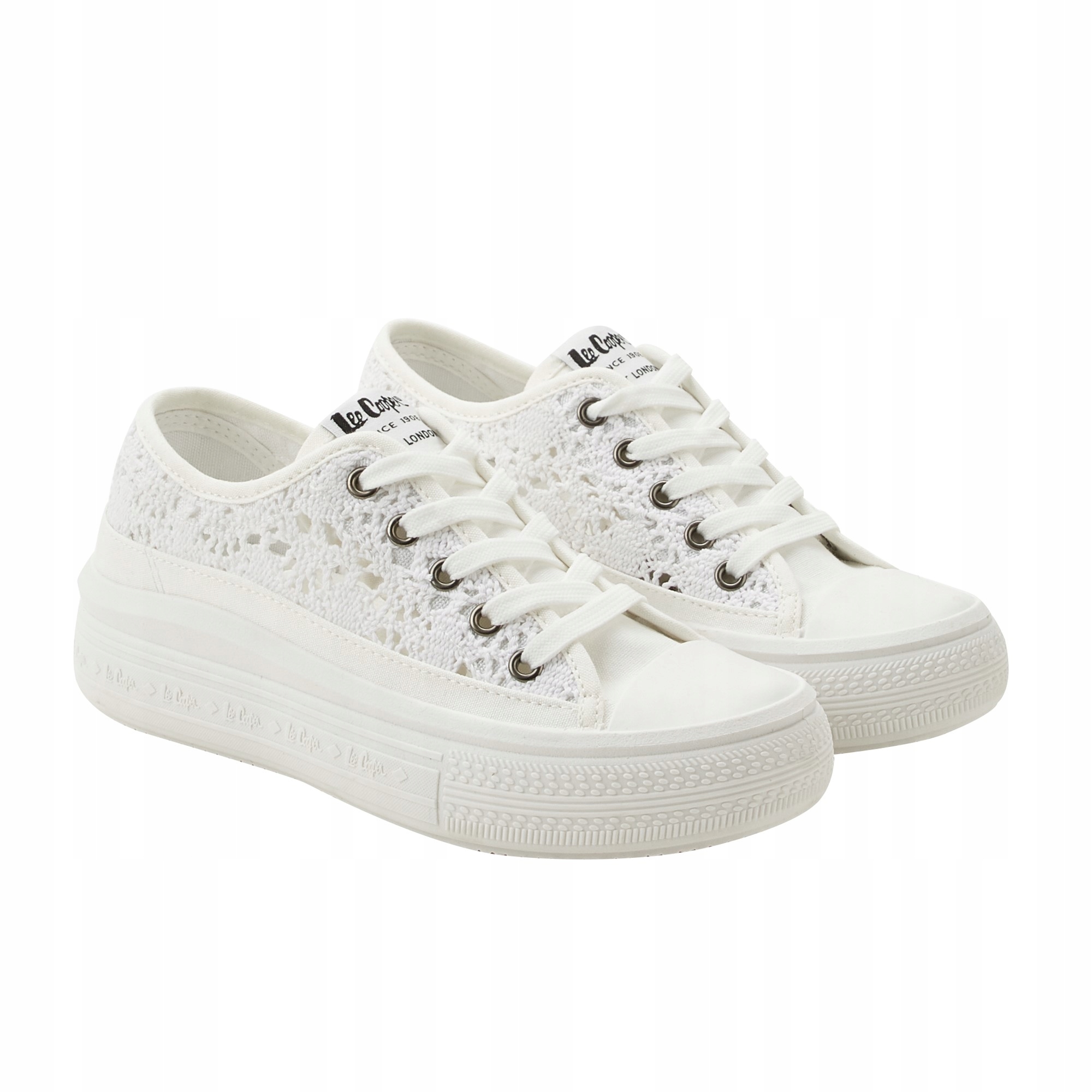 Buty damskie Lee Cooper białe LCW-26-44-4485LA 36 – Styl i komfort na co dzień