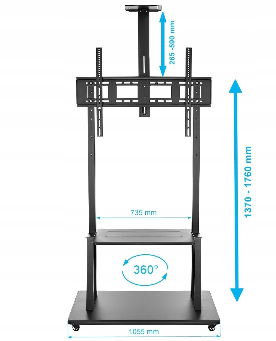 Uniwersalne półki – dodatkowe miejsce na sprzęt AV i projektory