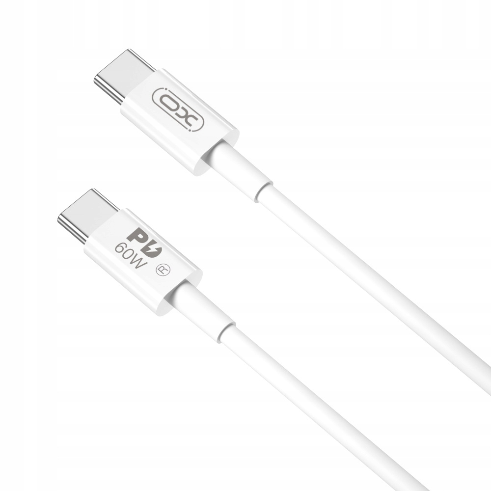 Kabel USB-C - USB-C 1 m Biały (GSM111848) – Wydajność i wygoda w codziennym użytkowaniu