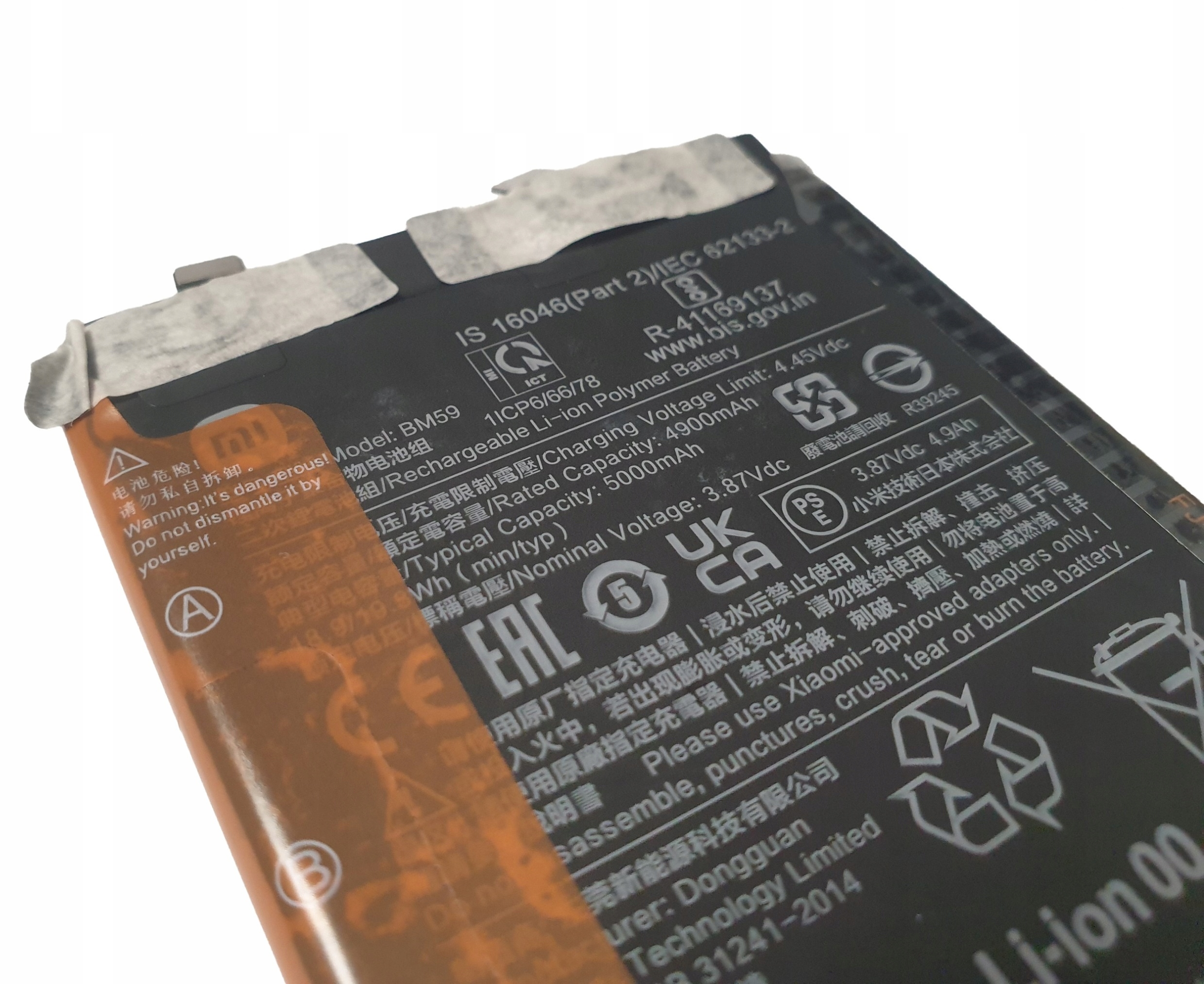 Wysoka pojemność 5000 mAh – Długotrwałe użytkowanie