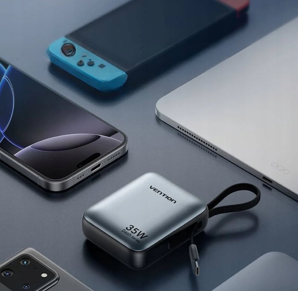 Wbudowany kabel USB-C w formie smyczy