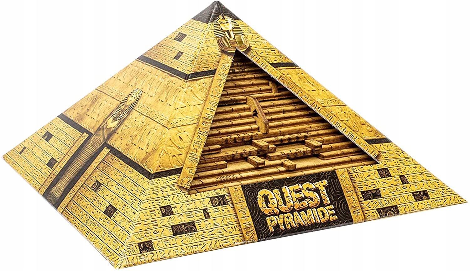 EscapeWelt Drewniana łamigłówka Pyramida – Ekscytująca gra logiczna dla całej rodziny